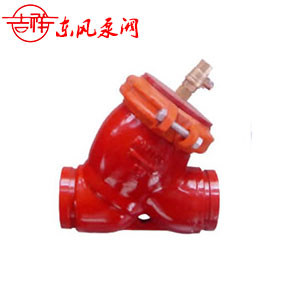 溝槽式卡箍Y型過(guò)濾器
